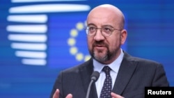 За словами Шарля Мішеля, позиція Європейської ради є чіткою: Росія є агресором, Україна є жертвою