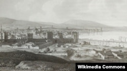 Кафа – головне володіння Османської імперії в Криму. Робота німецького художника Карла Кюгельгена, 1825 рік