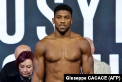 Британський боксер Ентоні Джошуа. Джидда, Саудівська Аравія 19 серпня 2022 року