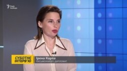 Ірена Карпа про «вишиватників», «ватників» і Зеленського з Макроном Ірена Карпа про «вишиватників», «ватників» і Зеленського з Макроном