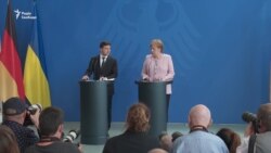 Меркель на зустрічі з Зеленським: санкції щодо Росії будуть збережені – відео