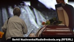 Під час прощання з Павлом Шереметом у Києві