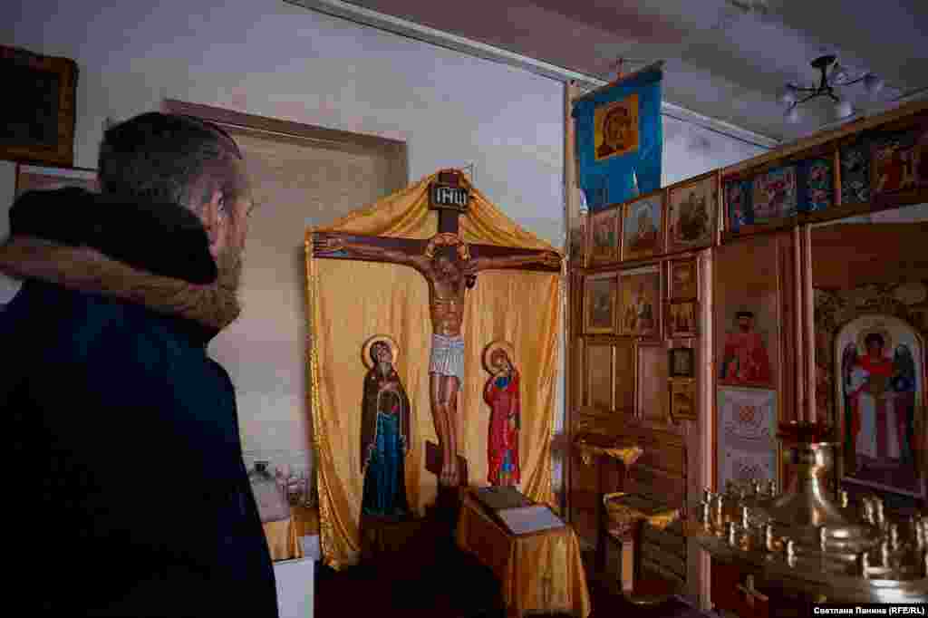 Розп'яття Христа. «Дітище» Терентьєва, яке він створив за дев'ять місяців безперервної роботи.