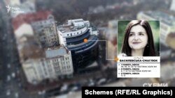 У будівлі на Володимирській у Василевської-Смаглюк приймальнями значаться 9 офісів та дві частини холу на трьох різних поверхах