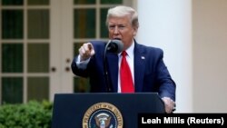 «Боротьба триває, але дані свідчать, що країна пройшла пік», – сказав Трамп