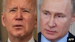 Нещодавно Байден (ліворуч) запросив Путіна (праворуч) провести зустріч на найвищому рівні