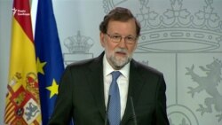 Прем'єр-міністр Іспанії розпускає уряд Каталонії (відео) Прем'єр-міністр Іспанії розпускає уряд Каталонії (відео)