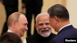 Путин, Моди и Си Цзиньпин