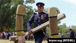 Україна, Крим, Сімферополь. День міста Сімферополя. Джигіт-шоу «казаків півдня Росії»