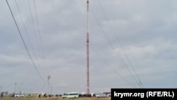 Радіовежа поблизу Чонгара, звідки ведеться мовлення на Крим