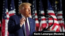Президент США Дональд Трамп виступає на з'їзді Республіканської партії, 27 серпня 2020 року