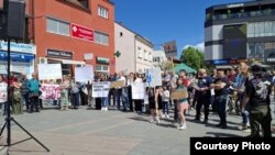 Protest u Prijedoru, 19. aprila 2025.