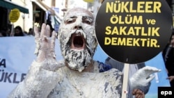 Протесты против строительства российской АЭС в Турции, Стамбул, 26 апреля 2015 г.