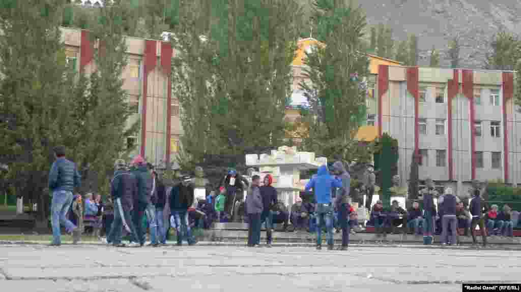 Тазоҳурот дар маркази Хоруғ,  22 май