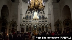 Иллюстрационное фото. Пасхальная служба в оккупированном Донецке