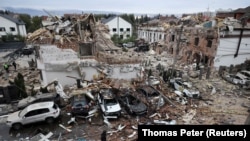 Последствия удара по Киеву в ночь на 28 сентября