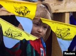 Під час візиту папи Римського Івана Павла Другого до України. Київ, 24 червня 2001 року