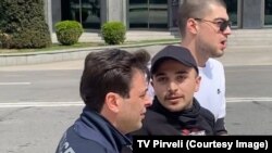 ლევან ზაზაძის დაკავების კადრი