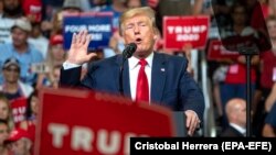 Президент США Дональд Трамп виступає під час оголошення про його участь у президентській кампанії 2020 року. Орландо, Флорида, 18 червня 2019 року