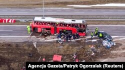 Аварія сталася близько півночі 6 березня в Підкарпатському воєводстві Польщі