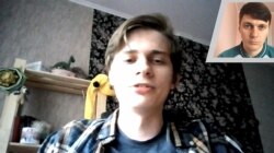 Кореспондент «Медіазони. Центральна Азія» Микита Данілін спілкується скайпом з журналістом Радіо Свобода Ярославом Кречком