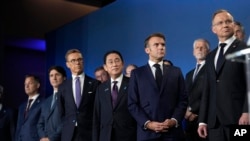 Учасники саміту НАТО під час оголошення Джо Байденом про запуск Українського договору, 11 липня 2024 року