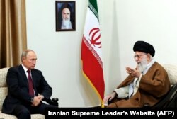 دیدار پوتین و خامنهای در ۲۰۱۷