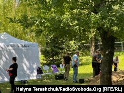 Пошуково-ексгумаційні роботи на території колишнього цвинтаря у Львові