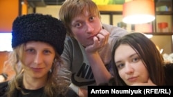 Марія Альохіна, Олександр Софєєв та Ольга Борисова (зліва направо)