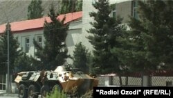 Reports say that the city of Khorog is calm now after clashes in Tajikistan's Gorno-Badakshan region between government forces and armed militants left dozens of people dead.