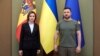 Про небезпеку дестабілізації в Молдові попереджав колегу Маю Санду (л) і президент України Володимир Зеленський