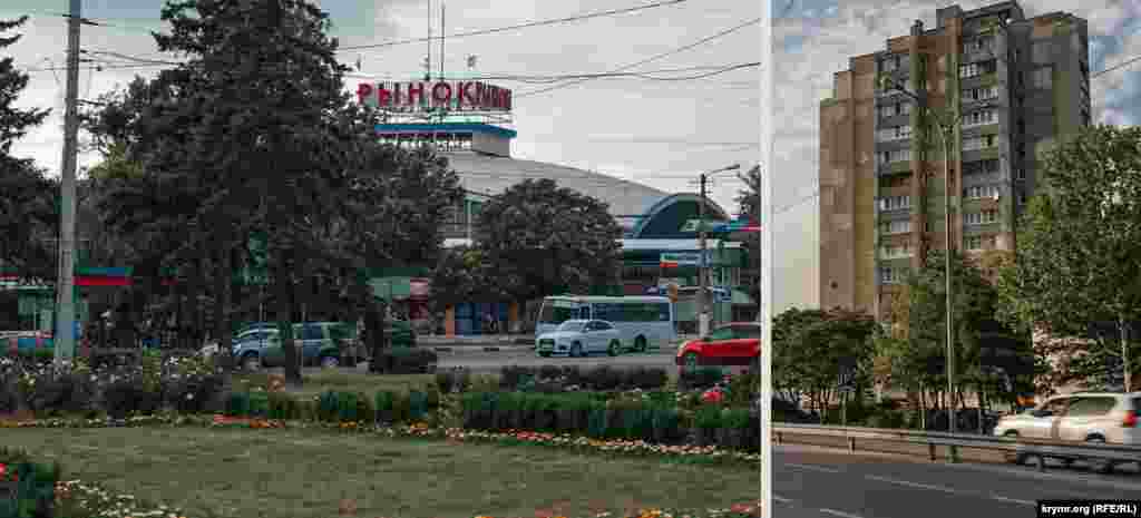 Рынок на площади имени Куйбышева за 32 года оброс деревьями и торговыми точками. Часть торговых точек снесли в прошлом году по решению властей, а в отношении других до сих пор продолжаются тяжбы.  На улице Киевской за Московской площадью увеличилось число многоэтажек