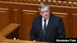 Президент Польщі Броніслав Коморовський