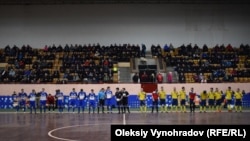 Матч чемпионата Украины по футзалу в «Ледовом дворце спорта»