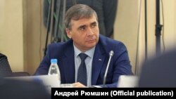 Вице-премьер подконтрольного Кремлю правительства Крыма и министр сельского хозяйства полуострова Андрей Рюмшин