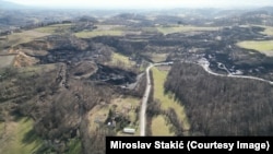 Površinski kop u rudniku Bukova Kosa kod Prijedora, april 2025.