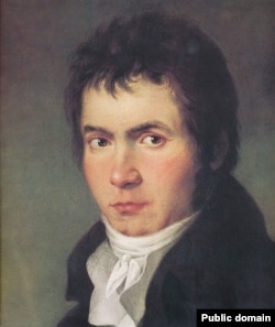 Портрет Людвіга ван Бетховена в 1804 році. Саме тоді композитор почав роботу на П’ятою симфонією. Картина художника Йозефа Малера