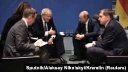 گفتوگوی جانسون و پوتین در حاشیه اجلاس برلین