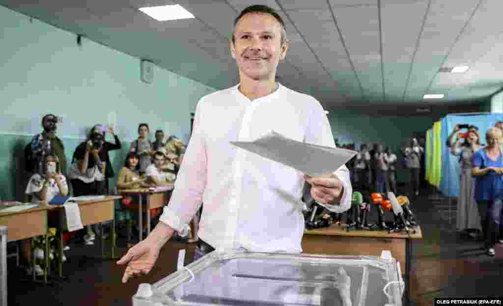 Глава политической партии «Голос», лидер группы «Океан Эльзы» Святослав Вакарчук