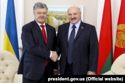 Петро Порошенко і Олександр Лукашенко. Гомель, 26 жовтня 2018 року