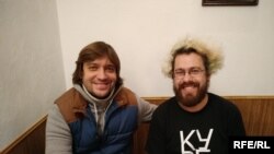 Композитори опери "Aerophonia" Роман Григорів та Ілля Разумейко