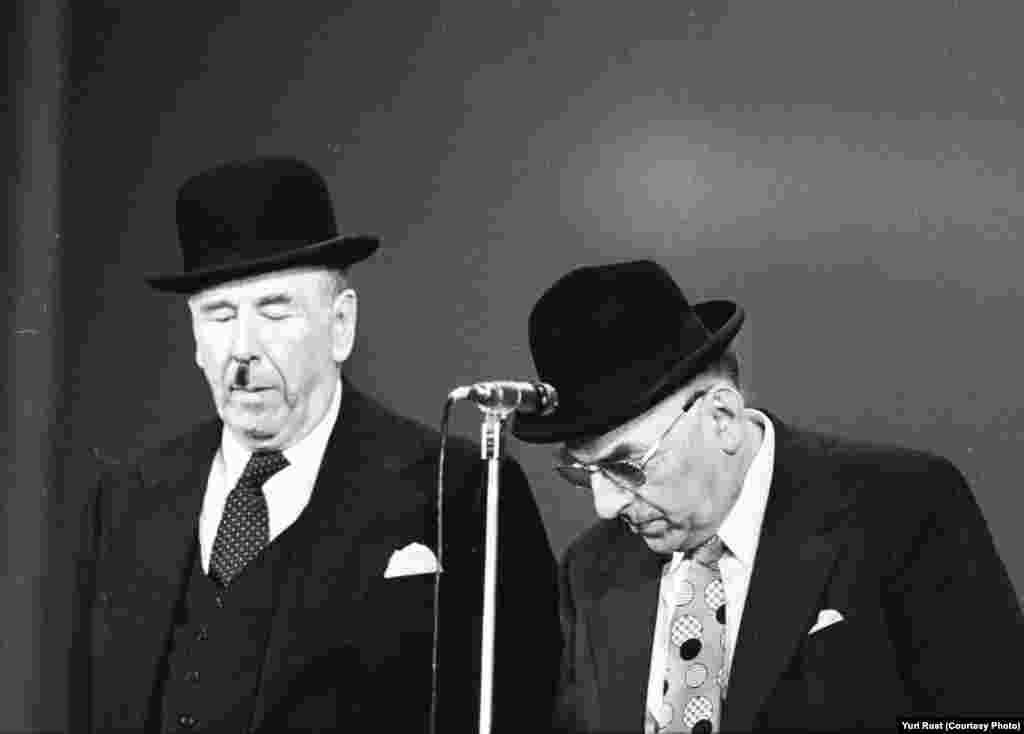 Ростислав Плятт и Владимир Канделаки.  