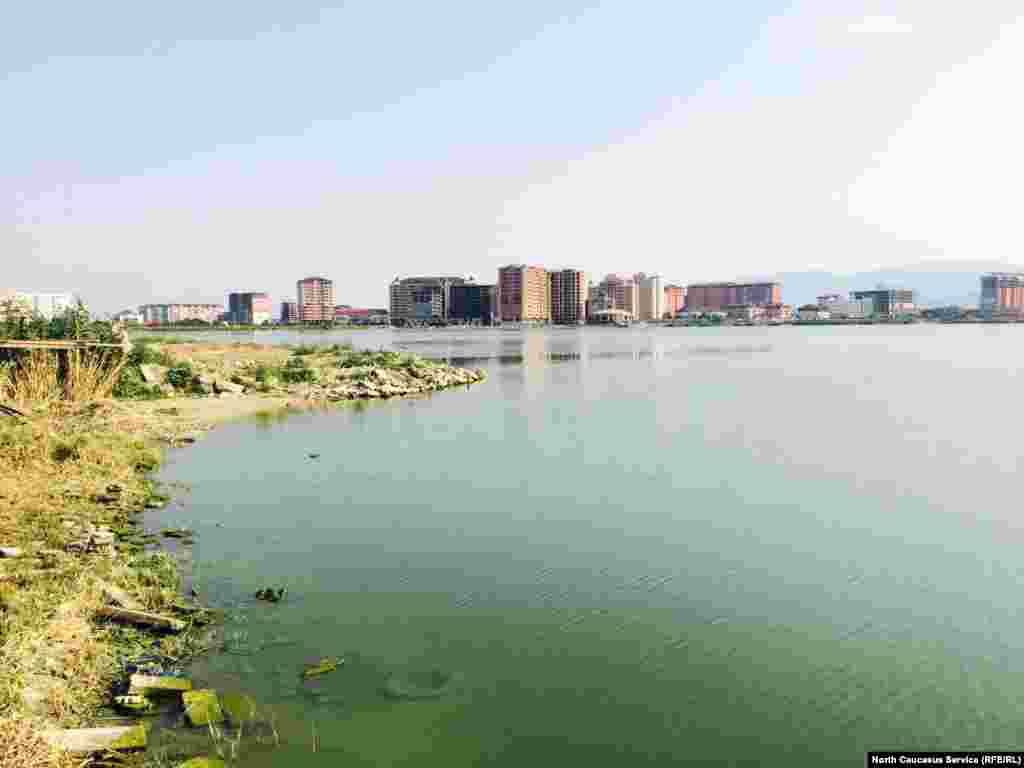 На берегу особо охраняемого озера можно заметить многое, включая старые автомобильные покрышки