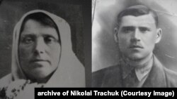 Розкуркулені Емілія та Михайло Молотаї із Ружичної. Хмельницька область