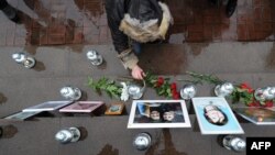 Акция памяти жертв трагедии "Норд-Оста". Октябрь 2012 года.