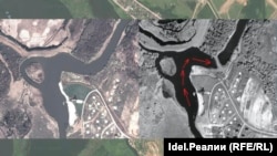 Карта реки Сулица. Как было и как стало.