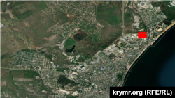 Спутниковый снимок системы NASA FIRMS с фиксацией пожара на нефтебазе в Феодосии, 7 октября 2025 года