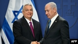 Orbán Viktor és Benjámin Netanjáhú 2025. április 3-án Budapesten