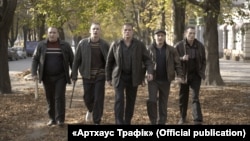 У вересні Сергія Філімонова (в центрі) визнали найкращим актором на 15-му Міжнародному фестивалі артхаусного кіно в Батумі