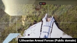 Дрон, який, як вважається, є тим самим, що влетів на територію Литви 28 липня